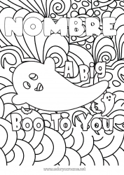 Colorear gratis Fantasma Halloween