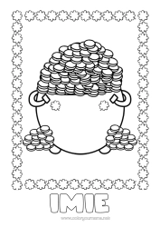 Kolorowanka za darmo Czarodziejski kocioł Koniczyna Części