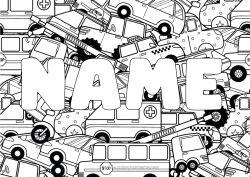 Colouring to customise Lorry Vehicles Car Complex Colouring Pages Trucks And Commercial Vehicles Cars, Vans And Motorhomes Decorative Background