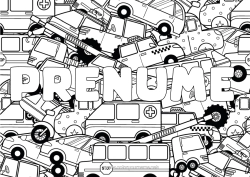 Pagină de colorat gratuită Camion Vehicule Mașină Desene de colorat complexe Camioane și vehicule utilitare Mașini, furgonete și autorulote Fundal decorativ