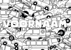 Gratis kleurplaat Vrachtwagen Voertuigen Auto Complex Kleurplaten Vrachtwagens en bedrijfsvoertuigen Auto's, busjes en campers Decoratieve achtergrond