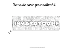 Pagină de colorat gratuită Vara Animal Pește Semn de carte Zentangle Animale marine sau acvatice