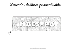 Colorear gratis Verano Animales Pescado Marcador Zentangle Animales marinos o acuáticos