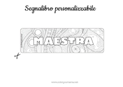 Colorazione gratuita Estate Animale Pesce Segnalibro Zentangle Animali marini o acquatici