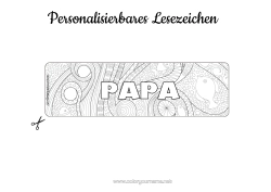 Kostenlose Malvorlage Sommer Tier Fisch Lesezeichen Zentangle Meeres- oder Wasserlebewesen