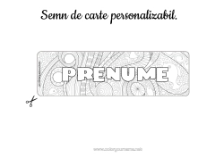 Pagină de colorat gratuită Vara Pește Semn de carte Zentangle Animale marine sau acvatice