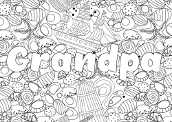 Free coloring Vehicles Boat Sea Shell Complex coloring pages Starfish Marine or aquatic animals Maritime vehicles Decorative background
