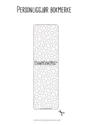 Gratis fargelegging Sommer Bokmerke Zentangle Geometriske former Sirkel, rund