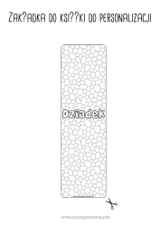 Kolorowanka za darmo Lato Zakładka do książki Zentangle Formy geometryczne Koło, okrąg