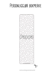 Gratis fargelegging Sommer Bokmerke Zentangle Geometriske former Sirkel, rund