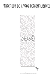 Desenho grátis Verão Marcador de Página Zentangle Formas geométricas Círculo, redondo