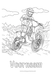 Gratis kleurplaat Sport Voertuigen Motor Complex Kleurplaten Tweewielers Motorsporten