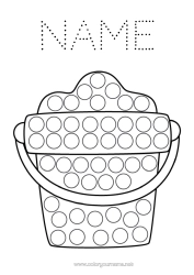 Free coloring Children's activities Dot markers Easy coloring pages Beach bucket Games and toys