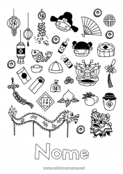 Disegno gratuito Capodanno cinese