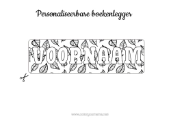 Gratis tekening Herfst Bladeren Bladwijzer Dode bladeren