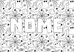 Desenho para personalizar Morcego Fantasma Halloween Pássaros E Mamíferos Voadores Teia De Aranha Fundo Decorativo
