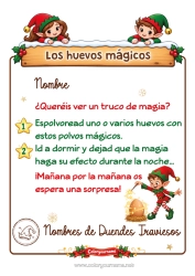 Colorear gratis Elfos de navidad Misión del Elfo de Navidad Huevo Ideas Traviesas del Duende de Navidad