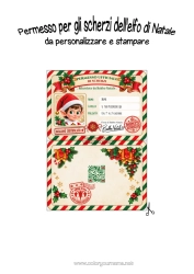Permesso di fare scherzi del folletto burlone: gratuito, personalizzabile e stampabile