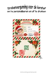 Grappige Elf Mokkenvergunning: Gratis, Personaliseerbaar en Afdrukbaar
