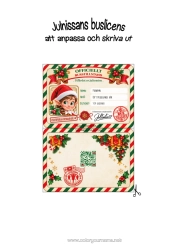 Tillstånd för busig tomtenisse: gratis, anpassningsbart och utskrivbart