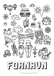 Gratis tegning Kinesisk nyttår