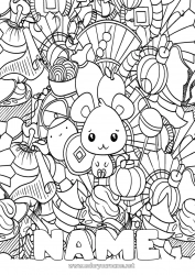 Free drawing Chinese New Year Rat Forest animals