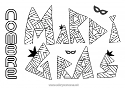 Dibujo libre Carnaval Martes de Carnaval