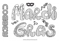 Dibujo libre Carnaval Martes de Carnaval