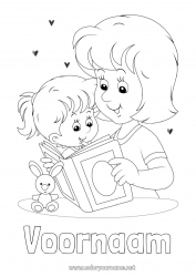 Gratis tekening Mama Fijne verjaardag Ik hou van jou