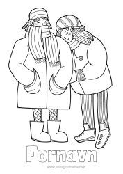 Gratis tegning Vinter