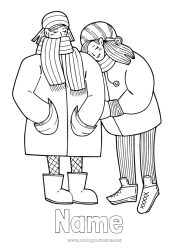 Free drawing Winter