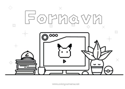 Gratis farvelægning Pokémon Tegnefilm