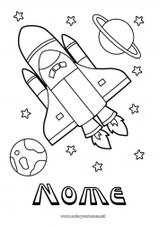Disegno gratuito Razzo Veicoli Spazio Veicoli aerei