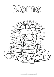 Desenho grátis Atividades para Crianças Ligando os Pontos Candelária Panquecas Carnaval Terça-feira Gorda