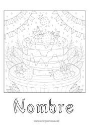 Dibujo libre Fiesta de la Candelaria Tortitas Carnaval Arce