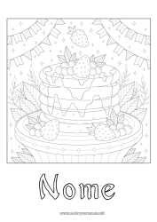 Disegno gratuito Candelora Crepes Carnevale Acero