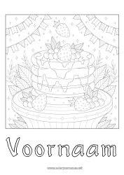 Gratis tekening Candlemas Pannenkoeken Carnaval Esdoorn