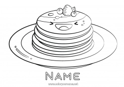 Free drawing Candlemas, Shrove Tuesday, Pancake day Pancakes Carnival Shrove Tuesday