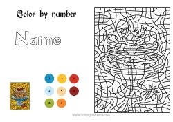 Colouring to customise Magic Colouring Books Children's Activities Candlemas Pancakes Carnival Mardi Gras