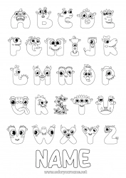 Free drawing Children's activities Alphabet