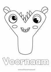 Gratis tekening Activiteiten voor Kinderen Alfabet