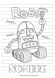 Colorear gratis Robot