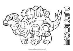 Dessin gratuit Robot Dinosaures Animal