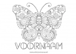 Gratis tekening Robot Vlinder Dier Insecten