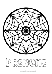 Pagină de colorat personalizată Familia Addams