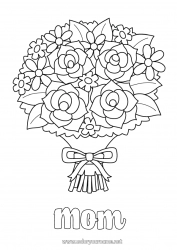 Child coloring page Flowers