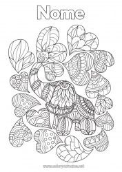 Disegno gratuito Cuore Mandala Elefante Ti amo Animale Animali da fattoria Animali selvatici dell'Africa