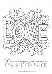 Gratis tekening Ik hou van jou 