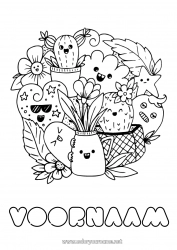 Gratis tekening Schattig Kawaii Cactus