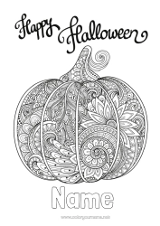 Free colouring Pumpkin Halloween Halloween sign-up